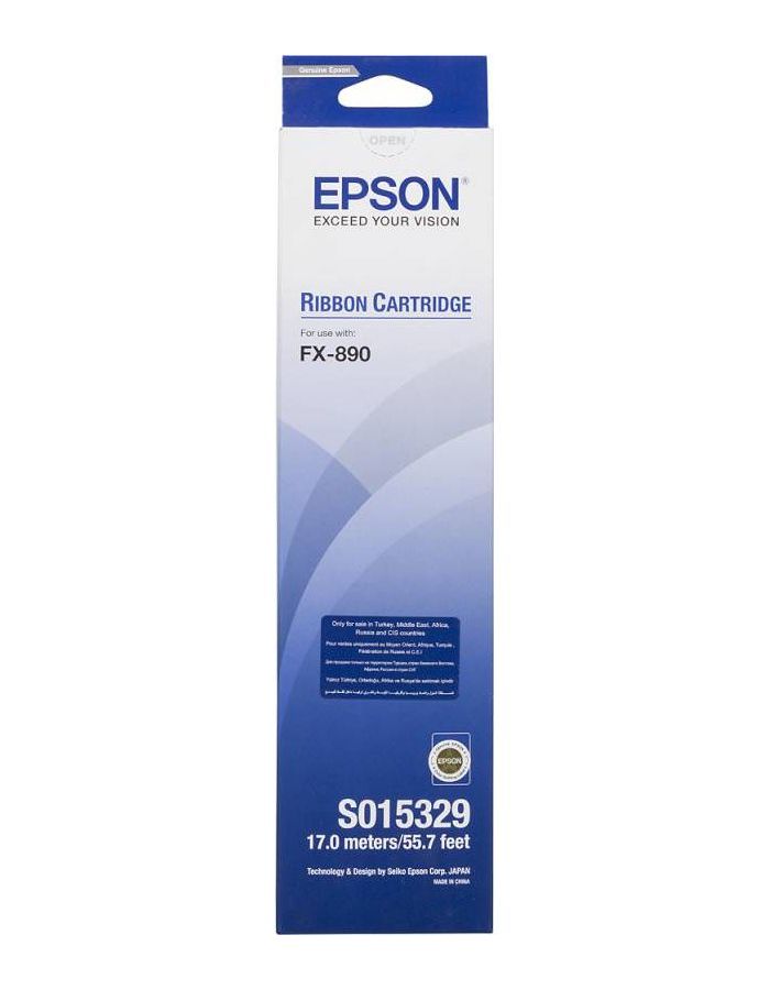 Картридж ленточный Epson S015329 C13S015329BA черный для Epson FX-890
