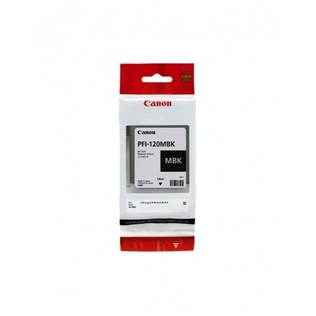 

Картридж струйный Canon PFI-120 MBK 2884C001 черный матовый (130мл) для Canon imagePROGRAF TM-200/205