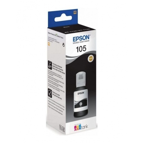 

Картридж струйный Epson 105BK C13T00Q140 черный (70мл) для Epson L7160/7180