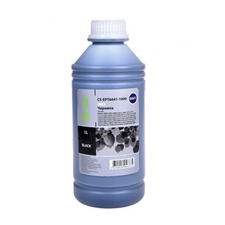 

Чернила Cactus CS-EPT6641-1000 черный 1000мл для Epson L100/L110/L120/L132/L200/L210/L222/L300/L312/