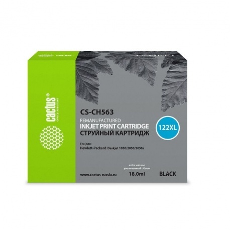 

Картридж струйный Cactus CS-CH563 черный для №122XL HP DeskJet 1050/2050/2050s (18ml)