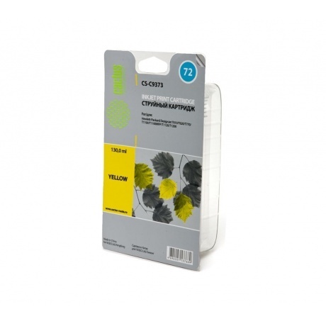 

Картридж струйный Cactus CS-C9373 фото желтый для HP DJ T610/T620/T770/T1100/T1100/T1120/T1200 (130м