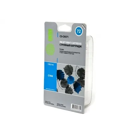 Картридж струйный Cactus CS-C9371 фото голубой для HP DJ T610/T6...