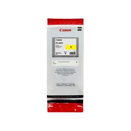 

Картридж Canon PFI-320 Yellow (300 мл для ТМ-серии), Желтый