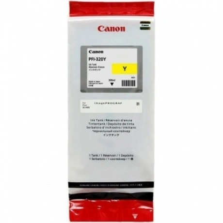 Картридж Canon PFI-320 Yellow (300 мл для ТМ-серии)