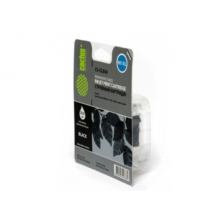 

Картридж струйный Cactus CS-CC654 №901 черный для HP DJ 4500/J4580/J4660/J4680 (18мл)