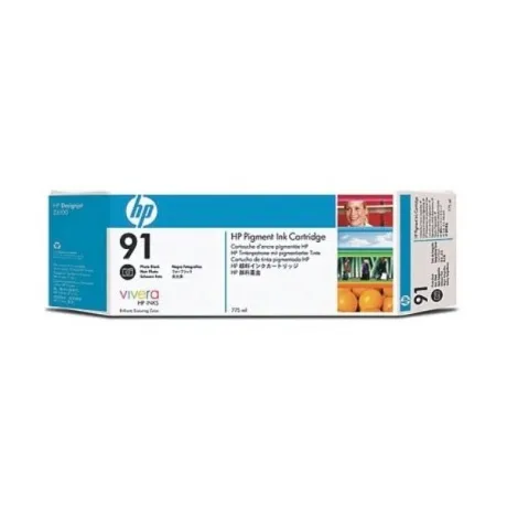Картридж струйный HP №91 C9465A фото черный (775мл) для HP DJ Z6...