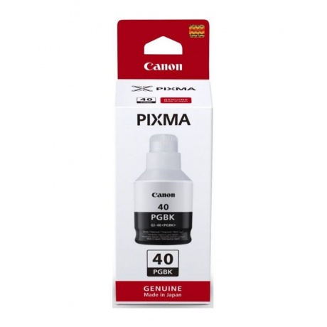 Картридж струйный Canon GI-40 BK 3385C001 черный (170мл) для Canon Pixma G5040/G6040 - фото 1