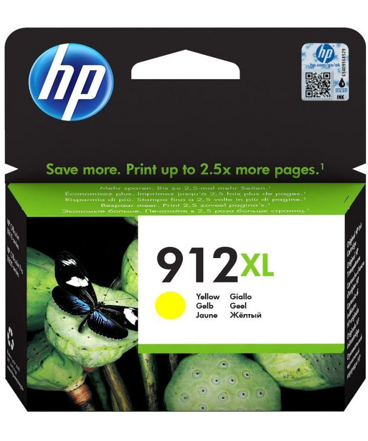 Фото - Картридж струйный HP 912 3YL83AE желтый (825стр.) для HP DJ IA картридж hp cz637ae 46 black для dj ia dj2520 2020
