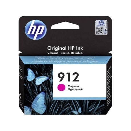 

Картридж струйный HP 912 3YL78AE пурпурный (315стр.) для HP OfficeJet 801x/802x