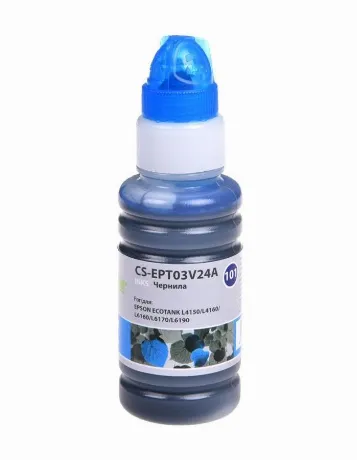 Чернила Cactus CS-EPT03V24A голубой70мл для Epson L4150/L4160/L6...