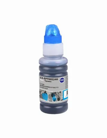 Чернила Cactus CS-EPT00S24A голубой 70мл для Epson L1110 Ecotank...