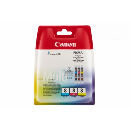Набор картриджей Canon CLI-8 C/M/Y MultiPack (0621B029) - фото 1
