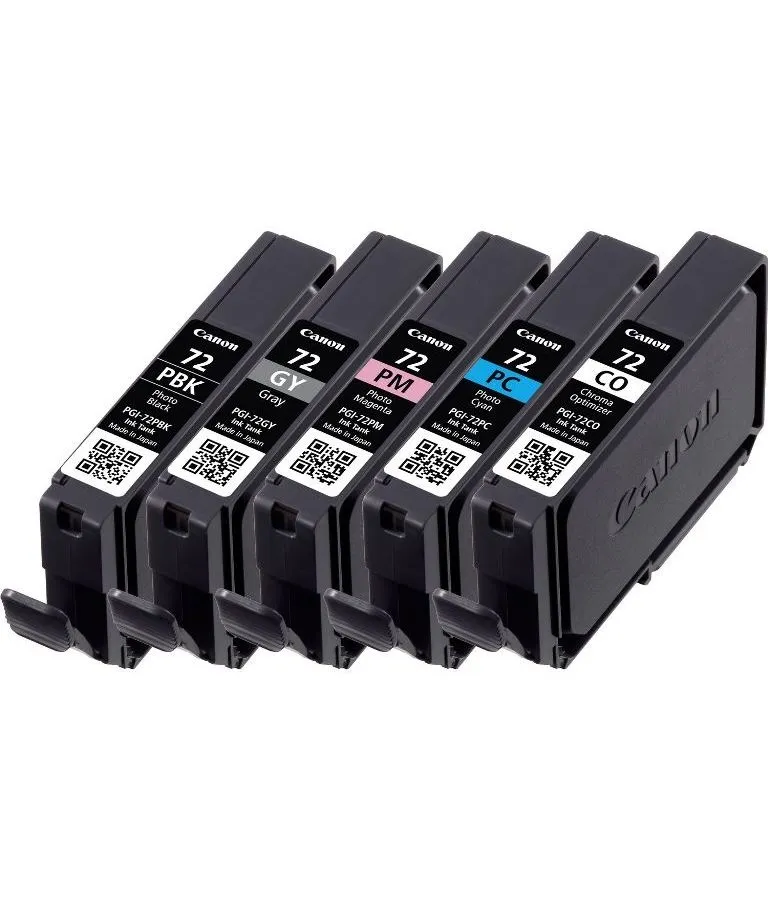 Набор картриджей CANON PGI-72 PBK/GY/PM/PC/CO многоцветный, 5 картриджей