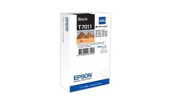 Картридж EPSON T7011 черный экстраповышенной емкости для WP-4015/4095/4515/4595