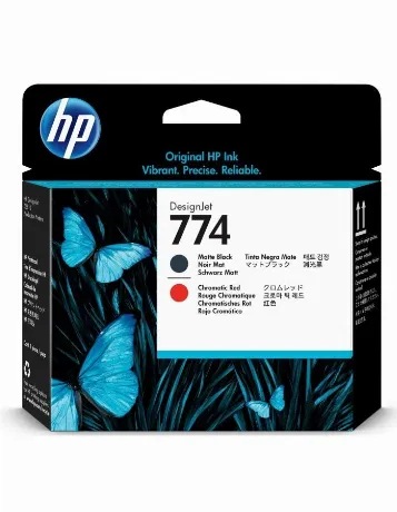 Картридж струйный HP 774 P2V97A черный/красный