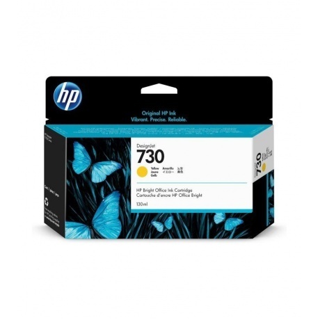 

Картридж струйный HP 730 P2V64A желтый