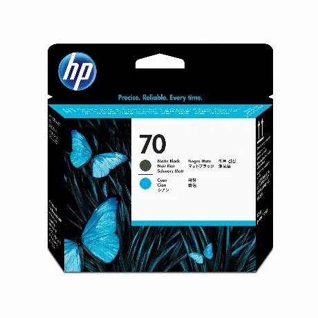 Картридж струйный HP 70 (C9408A) синий/зеленый