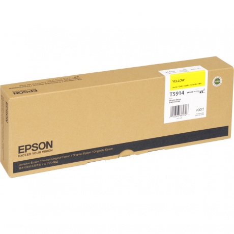 Картридж струйный Epson T5914 (C13T591400) Yellow - фото 3