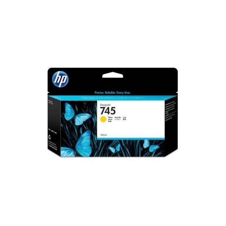 Картридж струйный HP 745 (F9J96A) желтый