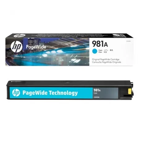 Картридж струйный HP 981A (J3M68A) голубой