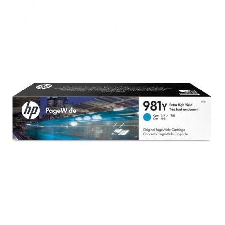 

Картридж струйный HP 981Y (L0R13A) голубой