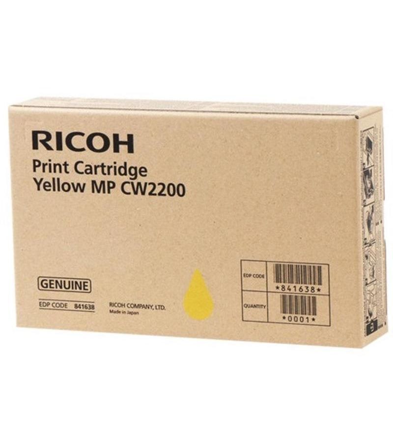 Картридж струйный Ricoh MP CW2200 (841638) желтый
