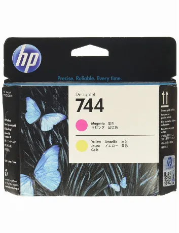 Печатающая головка HP 744 (F9J87A) пурпурный/желтый