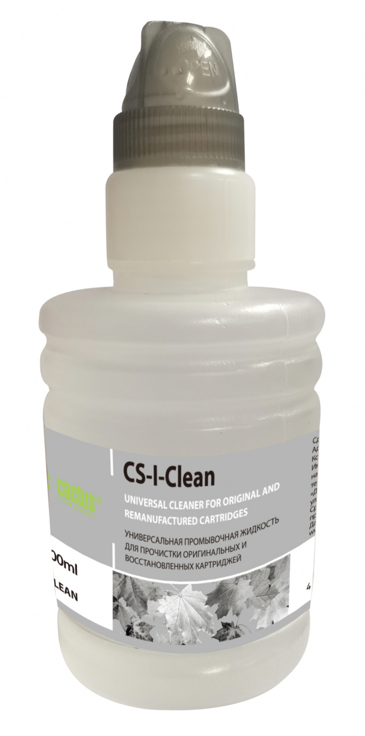 Жидкость промывочная Cactus CS-I-Clean 100мл cs i clean cactus универсальная очистительная жидкость 100мл