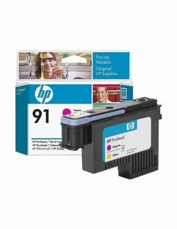 Печатающая головка HP 91 пурпурная и желтая