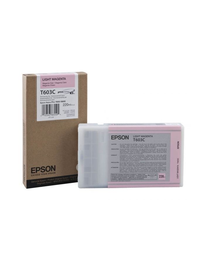 Картридж EPSON T603C светло-пурпурный для Stylus Pro 7800/9800