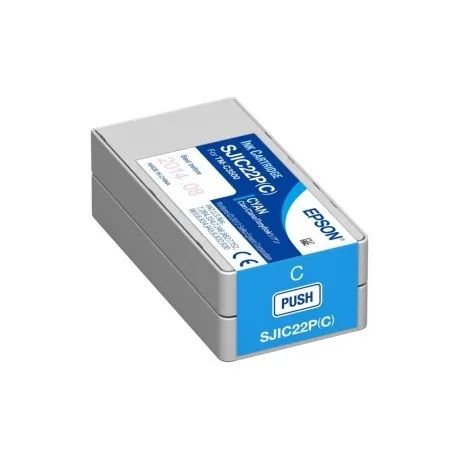 Картридж EPSON SJIC22P(C)  голубой для TM-C3500