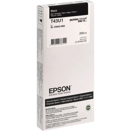 Картридж Epson T43U Black SURELAB SL-D800 (C13T43U14N)