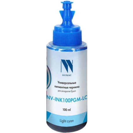 Чернила NVP пигментные для аппаратов Epson (100ml) Light Cyan
