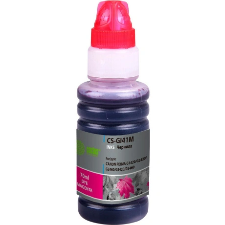 Чернила Cactus CS-GI41M GI-41 M пурпурный 70мл для Canon PIXMA G...