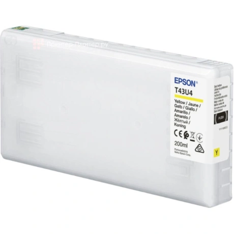 Картридж Epson T43U Yellow SURELAB SL-D800 (C13T43U440)