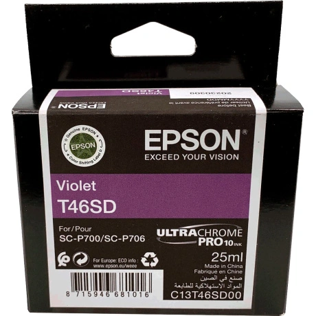 Картридж Singlepack Violet T46SD UltraChromePro10 ink 25ml (C13T...