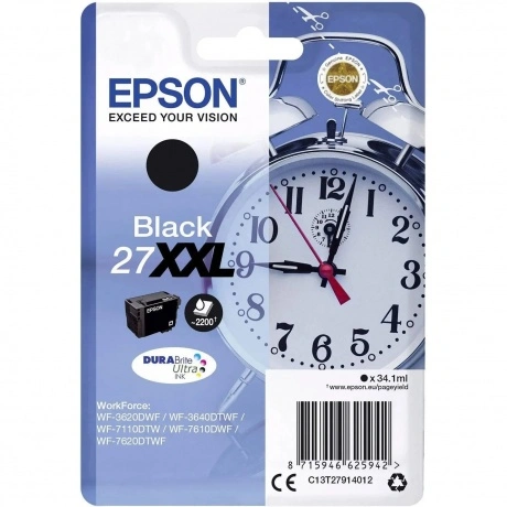 Картридж Epson IC Black XXL WF71107610 new (C13T27914012)
