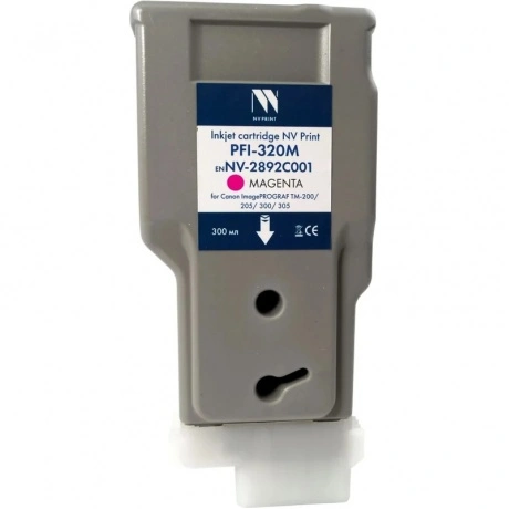 Струйный картридж NV Print PFI-320M (NV-2892C001) Magenta для Ca...