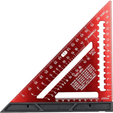 Угольник строительный P.I.T. HSQR04-0180B - фото 2