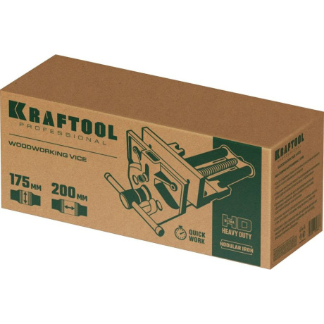 Столярные быстрозажимные тиски Kraftool 32719-175, 175 мм - фото 5