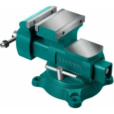 Слесарные тиски Kraftool Reversible 32705-165, 165 мм, расход 32...