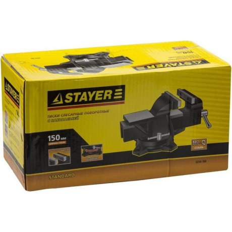 Слесарные тиски Stayer STANDARD 3254-150, 150 мм - фото 4