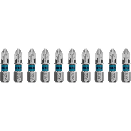 Бита GROSS 113040, PZ2х25мм, сталь S2, шестигр., 10 шт.