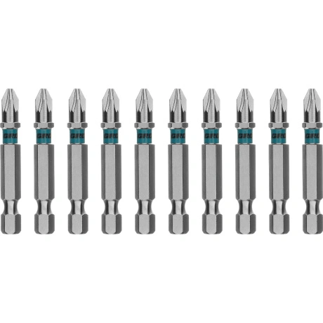 Бита GROSS 113145, PZ2х50мм, сталь S2, шестигр., отрывн., 10 шт.