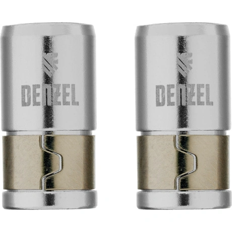 Магнитная насадка для бит DENZEL 11738, для круглых бит, 2 шт