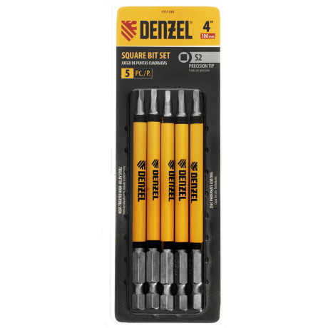Набор бит DENZEL 7711332, S2x4", 5 шт.