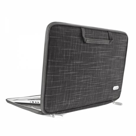Чехол Linen SmartSleeve for Macbook 13 Black - фото 4