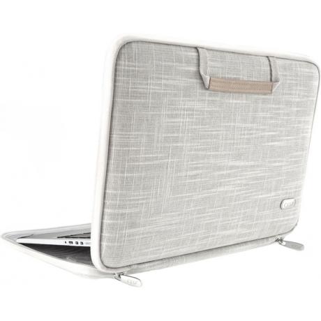 Чехол Linen SmartSleeve for Macbook 13 White - фото 2