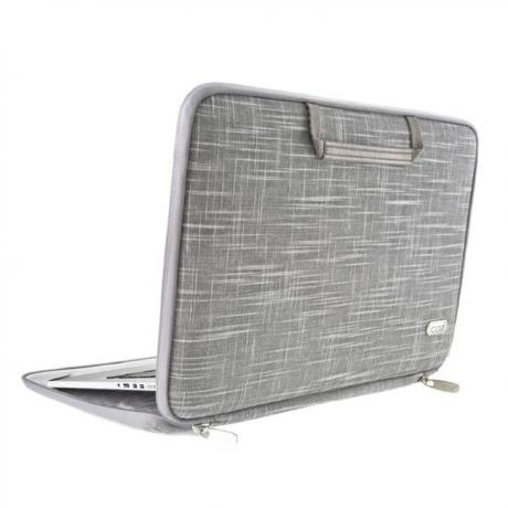 Чехол Linen SmartSleeve for Macbook 15 Gray - фото 5